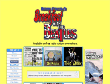 Tablet Screenshot of beatlesradioshow.com
